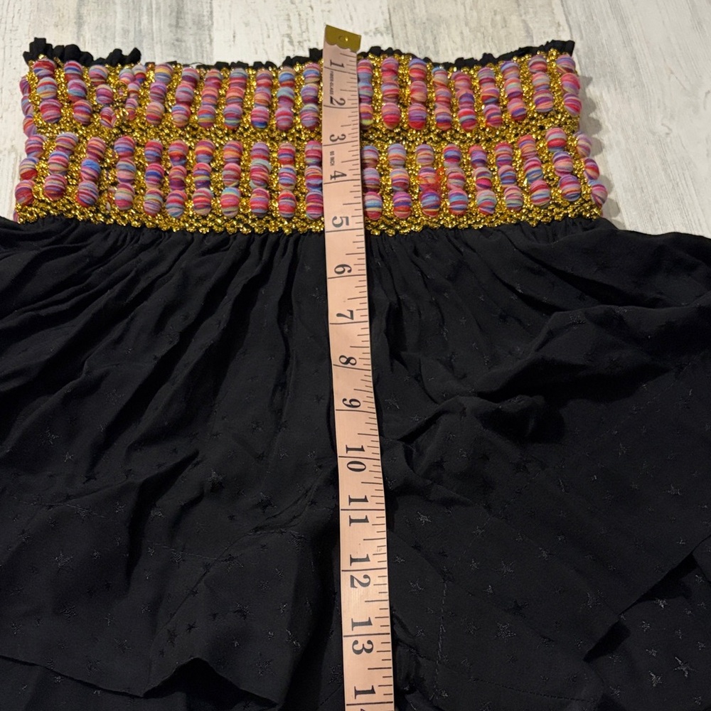Koch Erica Skirt Shorts With Beaded Fabric Balls Size Small - Picture 8 of 9